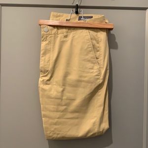 Bonobos Tailored Fit Chinos 34/30 Peach/Yellow